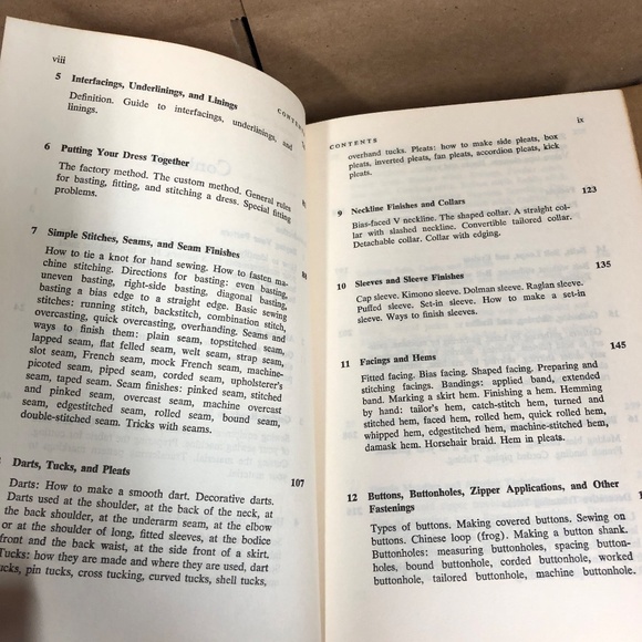 Vintage 1960's Sewing Made Easy Hardcover Book, Dorothy Sara, complete updated - Picture 9 of 12